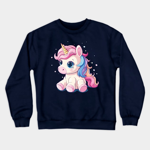 plushie unicorn Crewneck Sweatshirt by dubcarnage